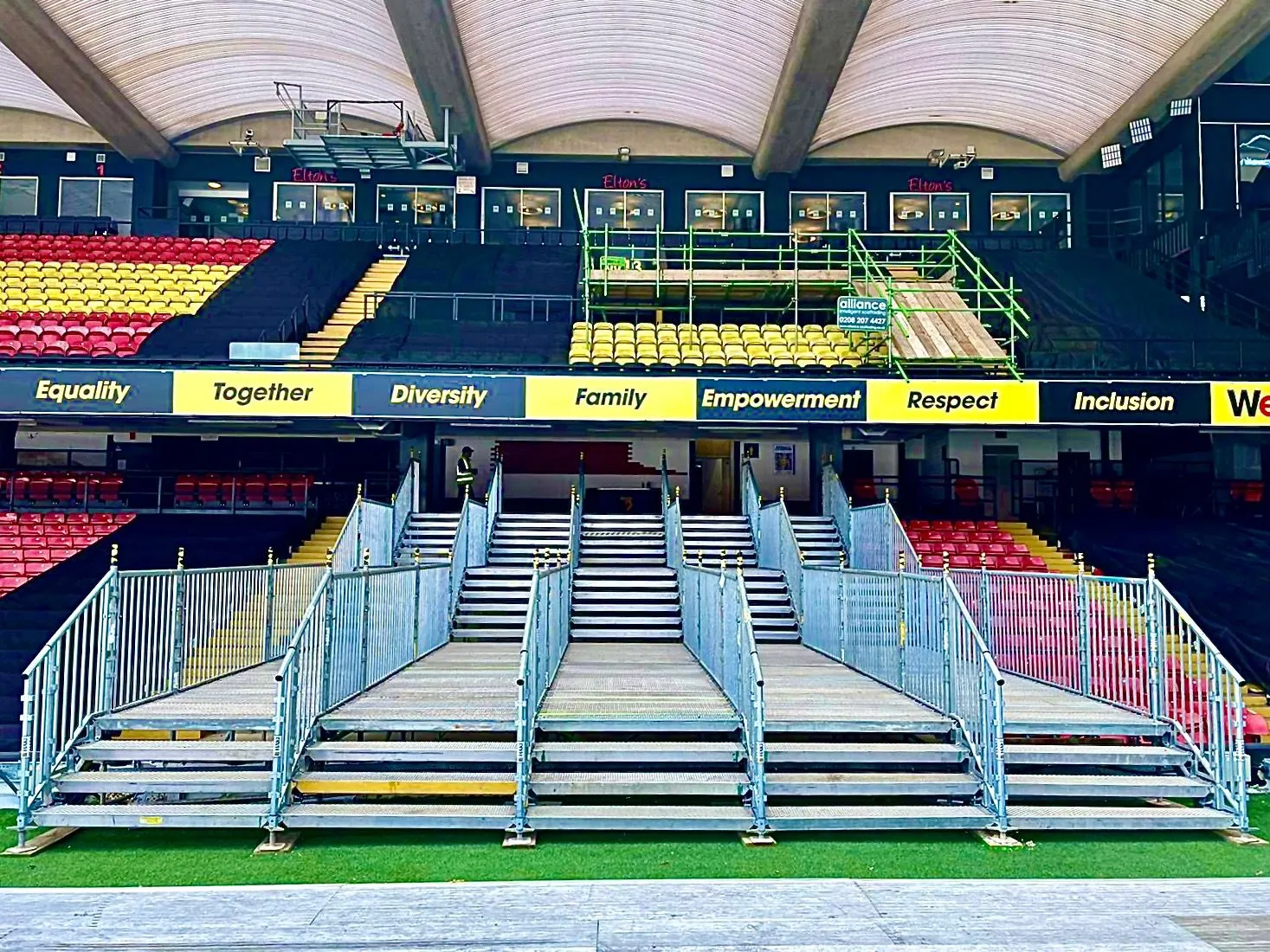 Watford FC Scaffolding project